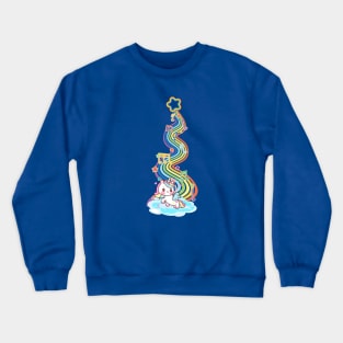 Unicorn and Rainbow Crewneck Sweatshirt